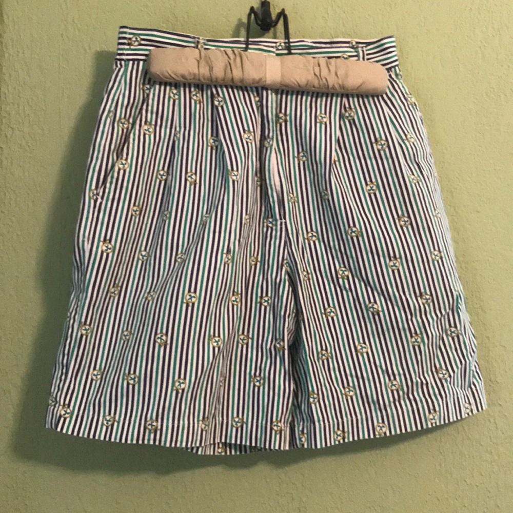 Vintage High Rise Golf Shorts